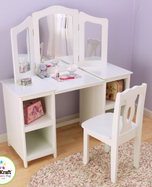 KidKraft Deluxe Sminkebord og Stol
