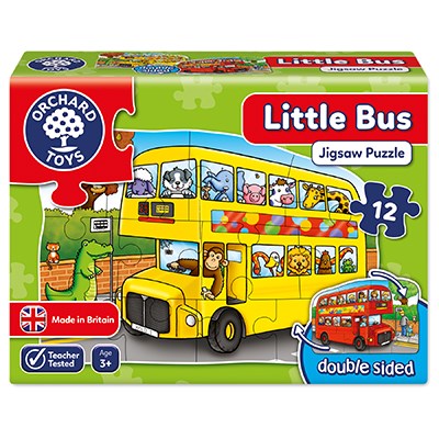 Orchard Toys - Little Bus (dobbelsidig) Puslespill
